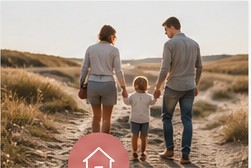 Family walking together
