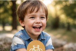 Young child outdoors